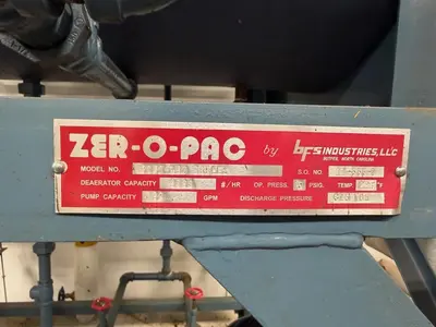 Used _UNKNOWN_ _UNKNOWN_ Pressurized Deaerators Rhode Island US | Federal Equipment Company #1344585