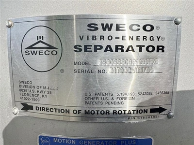 Used SWECO _UNKNOWN_ Sweco Screens Connecticut US | DMC Industries #1281984