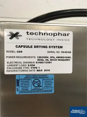 New | in-Stock Technophar Technophar Softgel Encapsulation Line Capsule Fillers Ohio US | Federal Equipment Company #1338431