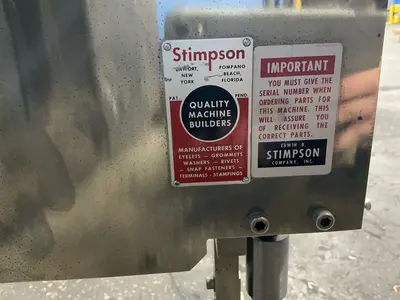 Used STIMPSON _UNKNOWN_ Pneumatic Presses Ohio US | HGR 24 #1311856