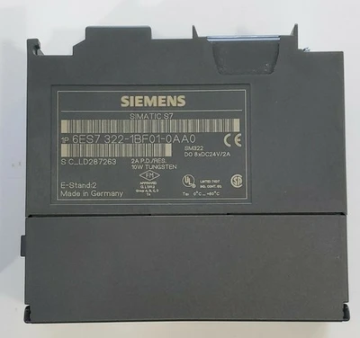 USED Siemens 6ES7 322-1BH01-0AA0 & 6ES7 322-1BF01-0AA0