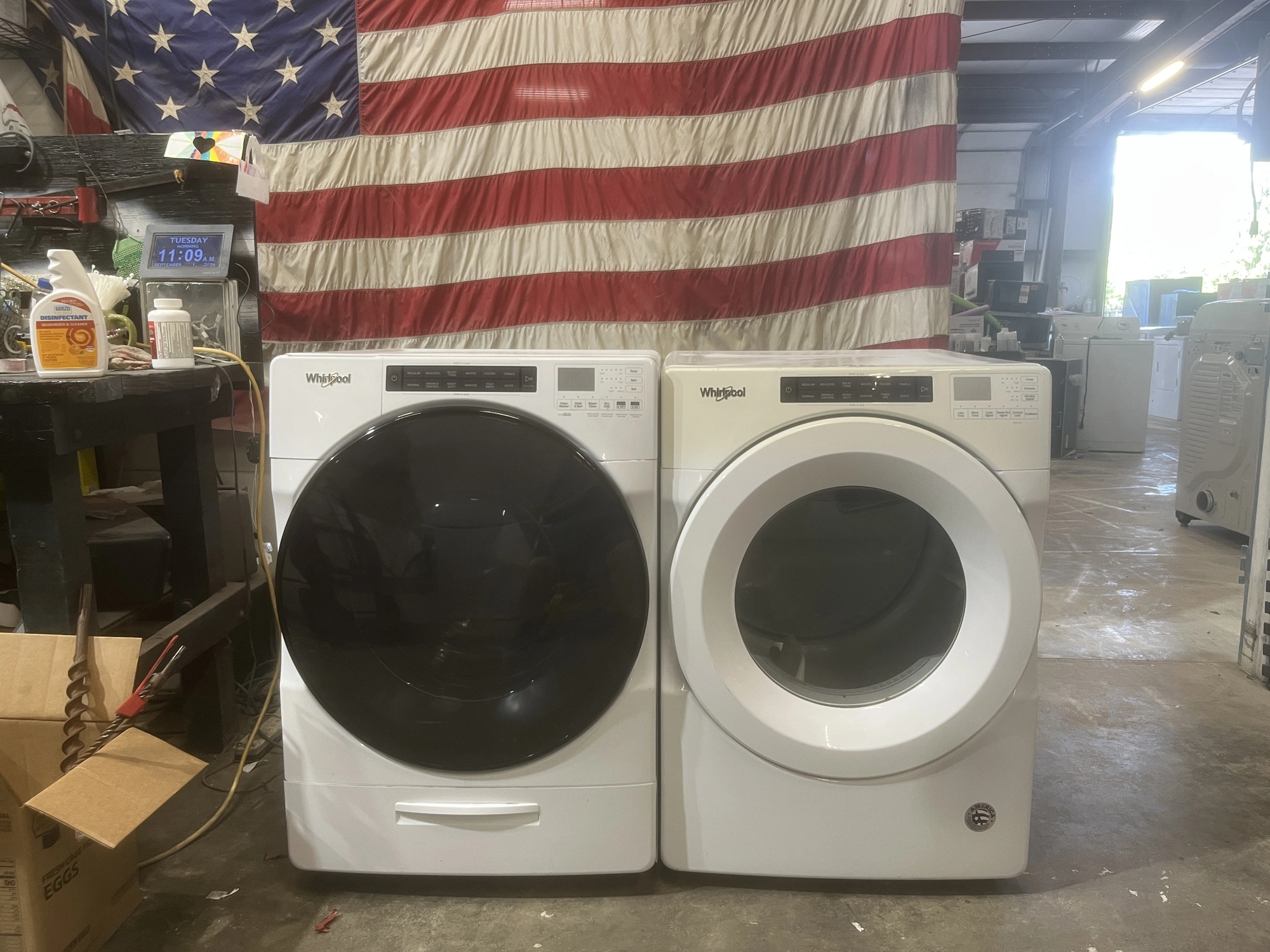 Used WHIRLPOOL FRONT LOAD SET Washers Michigan US | Miedema Asset Management Group #1419179