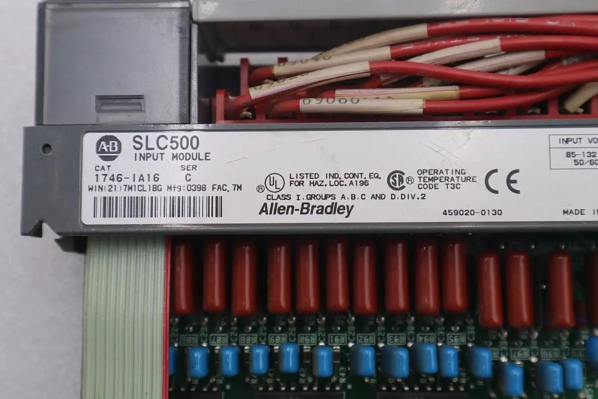 ALLEN BRADLEY 1746-IA16 SLC500 INPUT MODULE SERIES C STOCK #K-1339