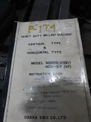 1980 OKK CORPORATION MDH-5P Manual Milling | MD Equipment Services LLC (29)