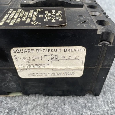 Used Square D FAL36007 Misc Electrical & Power Parts California US | Davliegogo LLC #1710119