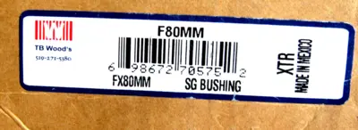 NEW TB WOODS F80MM SG BUSHING FX80MM