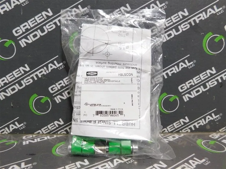 Used HUBBELL HBLSCGN Connector Accessories Wisconsin US | Green Industrial #677940