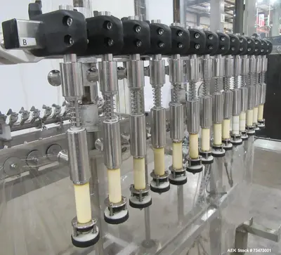 Used Inline Filling Systems 14-Head Automatic Inline Pressure Filler