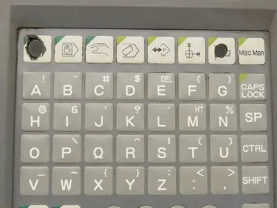 Okuma OSP-E100L Operator Control Panel PNL-E10I Monitor Assy LU-25 CNC Lathe