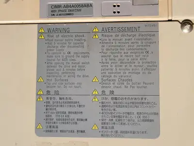 USED YASKAWA CIMR-AB4A0058ABA