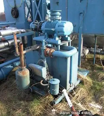Used Industrial Vacuum Dryer – 8000L Henkhaus, Leybold Heraeus Vacuum Skid