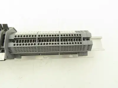 Morsettitalia EURO S4LH DIN Rail Terminal Block W/Fuse Holders Read Description