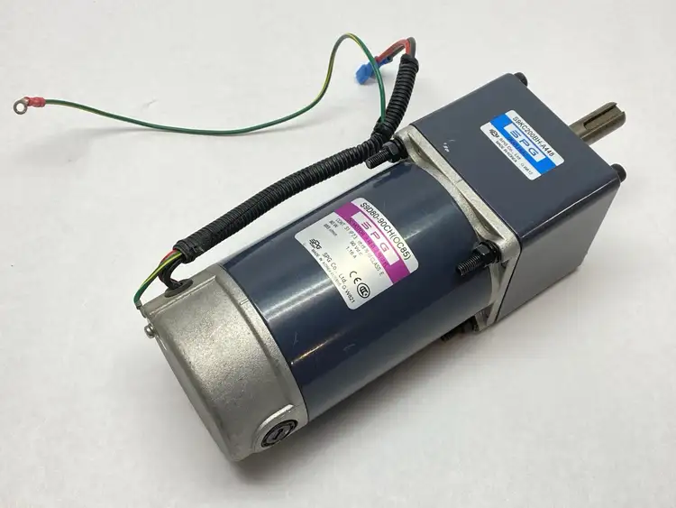 Used SPG GEAR MOTOR 955RPM 90VDC 80W W/ S9KC200BH-A448 GEAR HEAD Gearmotors | Maverick Industrial Sales #1099612