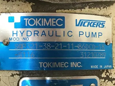 USED TOKIMEC VICKERS SQP321-38-21-11-86DCD-18-S116