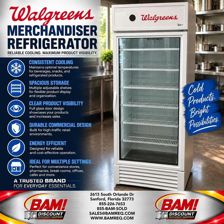 Used ABS ABT-19-WAL1 Display Refrigerators Florida US | BAM Discount Restaurant Equipment #1425474