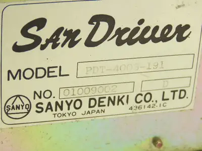 Sanyo Denki Co LTD PDT-4003-191 AC Servo Drive San Driver Controller Unit