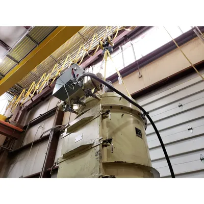 Used 420 CFM (60 sq ft.) Smoot Dust Collector with Rotary Airlock Valve