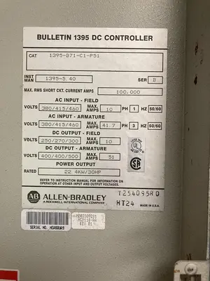 USED ALLEN-BRADLEY 1395-B71-C1-P51