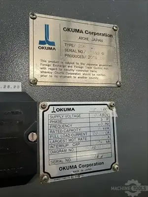 Used 2006 OKUMA 2SP-V60 CNC Lathes Illinois US | Perfection Global, LLC. #916084