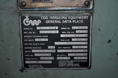 USED CWP 2500 18M