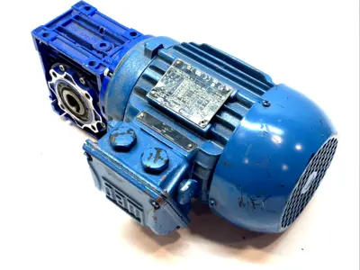 Used WEG Motor w/ Lenze GSN05-1NHAR Worm Gearbox 0.75kW Gearmotors Michigan US | Maverick Industrial Sales #1395895
