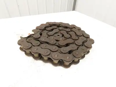Link Belt RC160 #160 Roller Chain Riveted 9.25 Feet Length