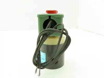 Plast-o-matic EUC2B2G6 Solenoid Valve 2-Way NC 120V 140 PSI 1/4" NPT