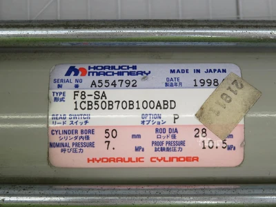 Used HORIUCHI MACHINERY _UNKNOWN_ Hydraulic Cylinders | OCO Industrial #1638638