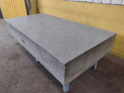 8' X 4' X 14" CHALLENGE PRECISION LAYOUT INSPECTION GRANITE TABLE: STOCK #23790