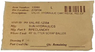 NEW SUN HYDRAULICS RPECLANCKY