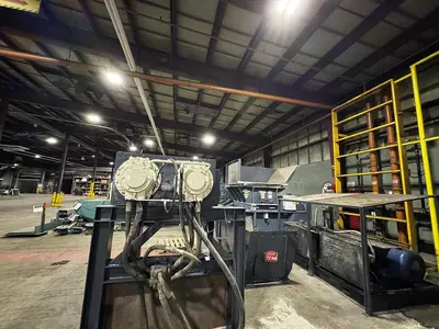 Used SHRED TECH ST-100 Dual Rotor or Single Rotor Shredders Pennsylvania US | Global Equipment International, LLC #1230447