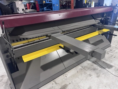 Used 2025 GMC MACHINERY 10X0 GAUGE HEAVY DUTY HYDRAULIC SHEAR (HS-1010E) Power Squaring Shears (Gauge) Illinois US | Revelation Machinery #1413980