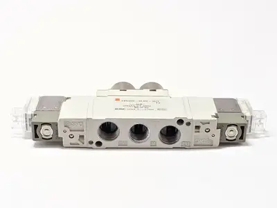 Used SMC DOUBLE SOLENOID VALVE 5 PORT Solenoid Valves | Maverick Industrial Sales #1102966