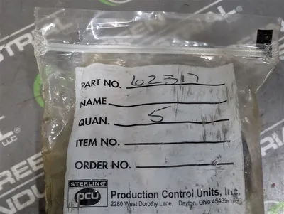 Lot of 5 Production Control Units, Inc. #62317 Shutoff Valve Couplings New