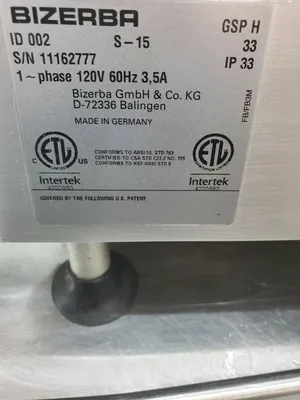 Bizerba GSP H 2015 Refurbished Deli Slicer Tested and Working!