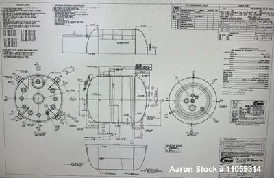 Used WARD 85-S-25 Stainless Steel Tanks Illinois US | Aaron Equipment #85979