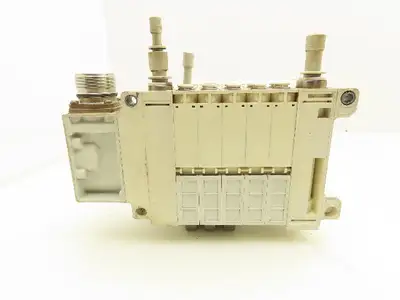SMC VVQ2000-10A-1 VQ2401-51 Pneumatic Solenoid Valve 5-Station Manifold Block