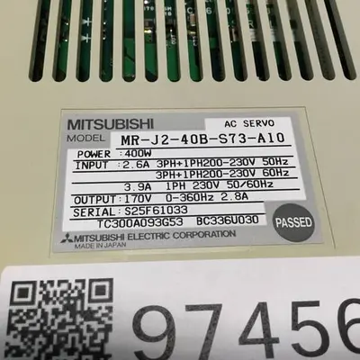 USED MITSUBISHI MR-J2-40B-S73-A10