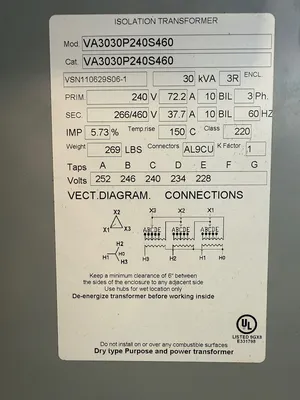 Vermont Transformer VA3030P240S460 Tooling | GMT (7)