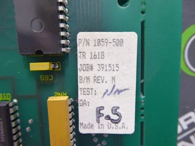 Rochester Instrument Systems Macrodyne TR1618 Control Board Used