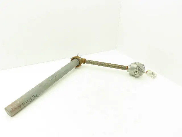 FWS RFM 18HX12C Thermocouple Pipe Well 12"x 18" Steel Pipe 90° Elbow 3/4"NPT