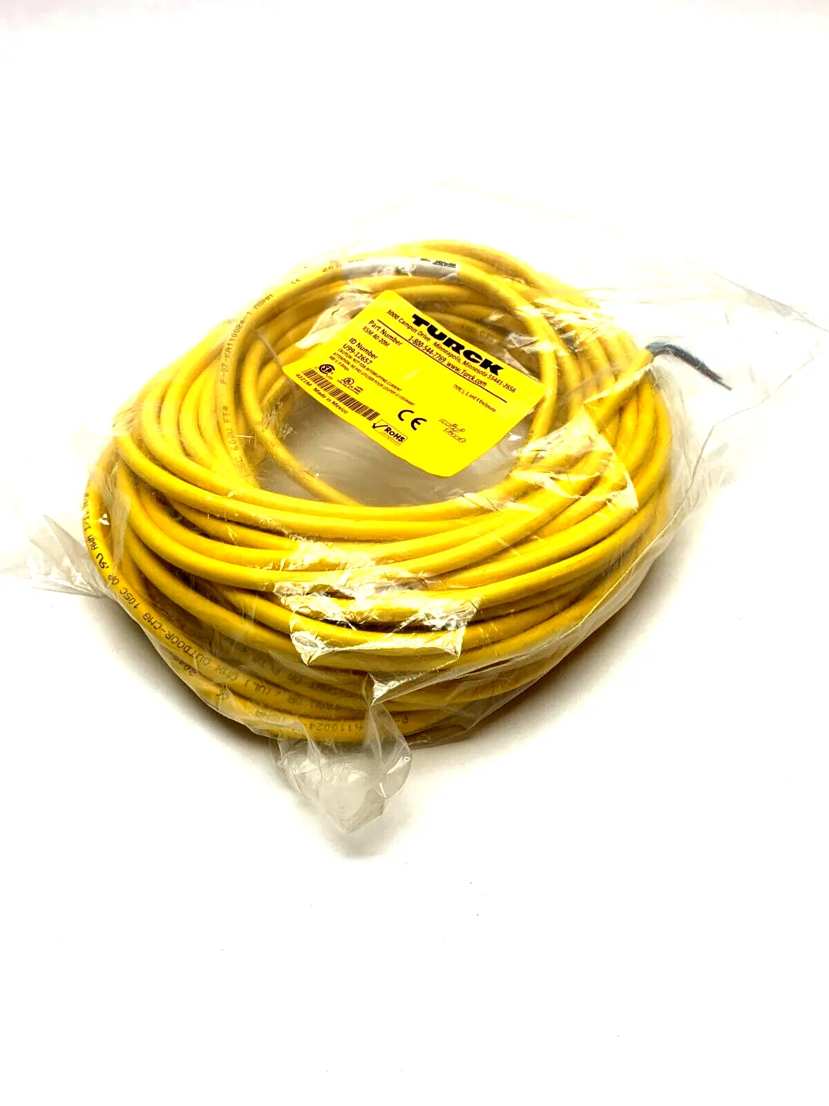 Turck RSM 40-20M Mini fast 20m Cable U99-12657 - New Other