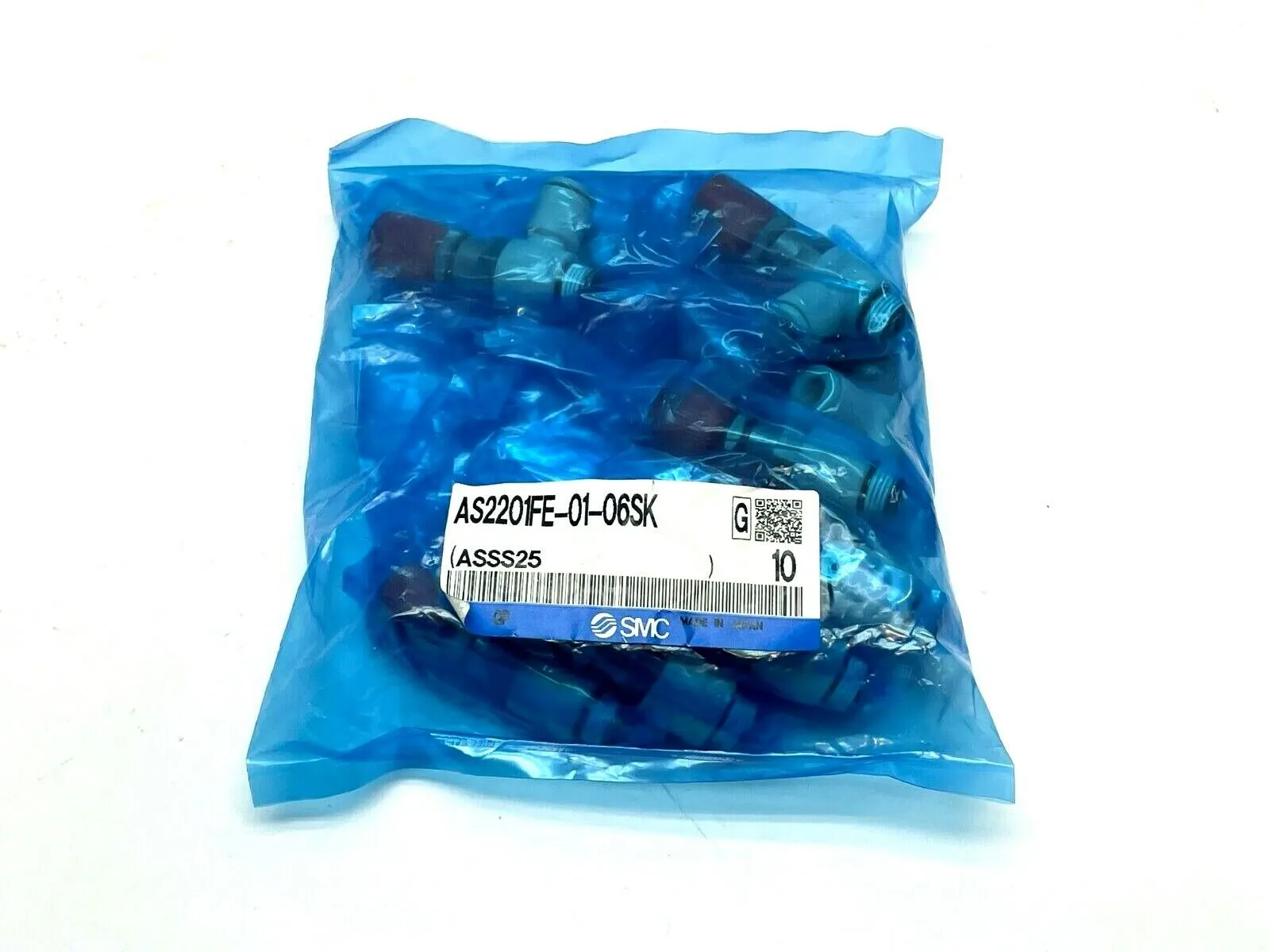 AS2201FE-01-06SK | SMC  Speed Control w/ Exhaust Fitting PKG OF 10 - New