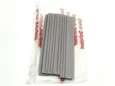117 | Grafoplast  Wire Markers X Black on Yellow 10 Strips 9TFX16 - New