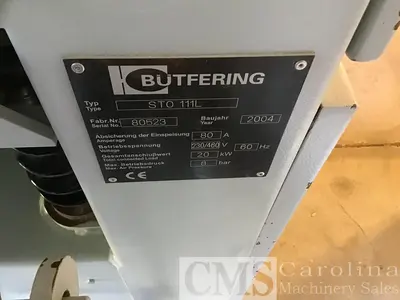 Used 2004 BUTFERING STO 111L Woodworking Sanders North Carolina US | CAROLINA MACHINERY SALES #1493549
