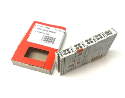 USED BECKHOFF ETHERCAT 4-CHANNEL DIGITAL INPUT TERMINAL 24VDC