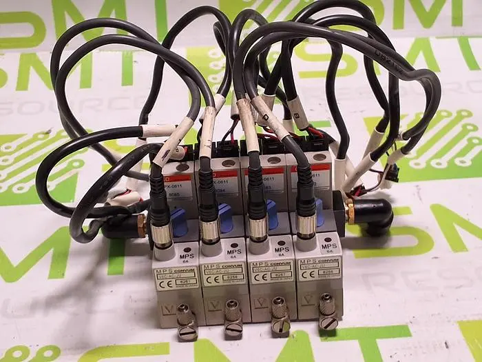 JUKI EJECTOR / SOLENOID VALVE CKD VPX-0611 MPS CONVUM V6C-AC-JU WITH CABLES