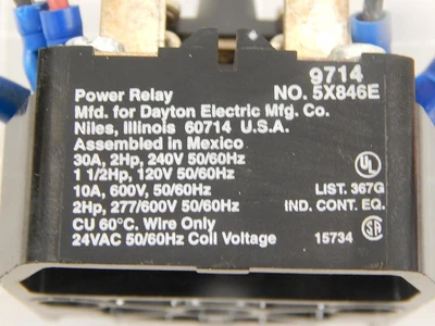 Used DAYTON ELECTRIC _UNKNOWN_ Relays & Switches | OCO Industrial #1688774