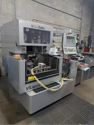 2019 SODICK VL 400Q WIRE TYPE ELECTRICAL DISCHARGE with WS4 High Precision 4th Axis Rotary EXCELLENT CONDITION!