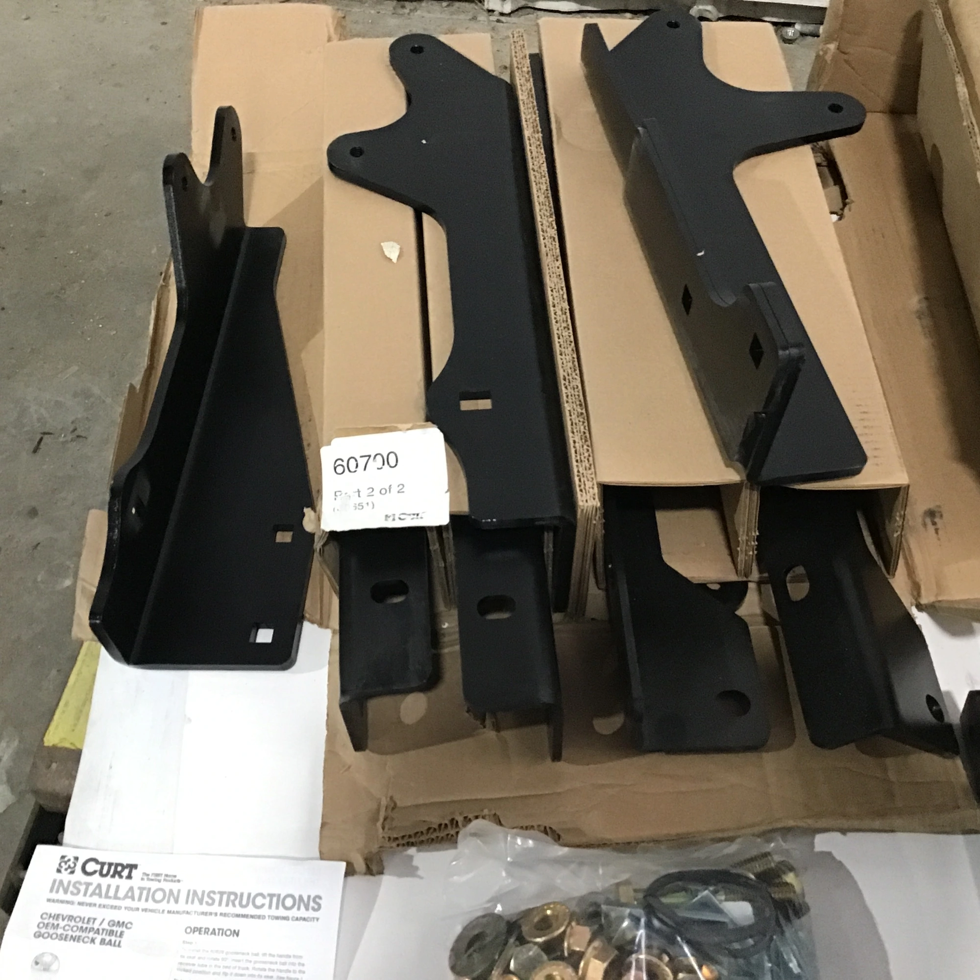 USED CURT GOOSENECK HITCH